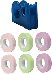 SOESFOUFU 7pcs Eyelash Extension Tapes Graft Lash Isolation Patches Cutter Tape for Eyelash Artists