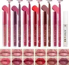 13 Pcs Matte Lip Gloss + Lip Liner Lip Oil Set, 6 Colors High Pigmented Matte...