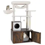 Costway 1.5M Cat Tree Litter Box