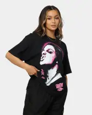[YUNGBLUD] Yungblud Icons Face T-shirt Black - Size L L Black