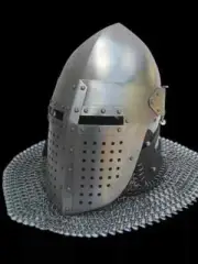Medieval Early Bascinet With Lifting Visor Costume Knight Woorer Helmet