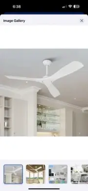 Ceiling Fan Remote Control Ceiling Fan 52 Inch 6 Speed 3 Blades Reversible Moto