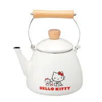 在飛比找樂天市場購物網優惠-琺瑯搪瓷茶壺 2L-凱蒂貓 HELLO KITTY SKAT
