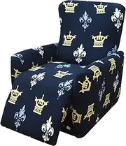 Stretch Recliner Couch Cover 4-Pieces 1Seat Recliner Chair Slipcovers with Pockets Sofa Cover Recliner Lazy Boy Furniture Protector for Living Room (Color : #25)