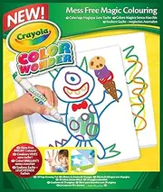 Crayola Colour Wonder Drawing Paper-30 Sheets Mess-Free Magic Colouring