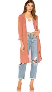 LNA Raiz Coat In KHAKI Color Size S Women's Duster Cardigan NWT #C