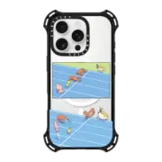 iPhone 16 Pro Bounce Case MagSafe Compatible Race by Brainholesky