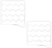 Shelf Dividers - 2-Pieces Transparent Clothes Separators Shelving Inserts | Closet Wardrobe Organization Dividers for Sweaters Towels Sweatshirts Pants Purses