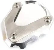 Stand Pad Motorcycle CNC Kickstand Foot Side Stand Extension Pad Support Plate Fit For RNINET Fit For R NINET Rnine 2014-2016 Motorcycle Wheel Stand(Silver)