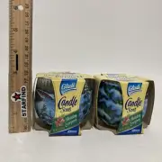 LOT 2 Glade Scent Candles Holiday Evergreen Candle Christmas Tree Smell Scented