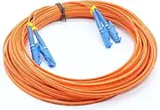 VJSUWI E2000 Multimode Fibre Optic Patch Cable - OM1 Duplex LC FC ST - Available in Lengths from 1m to 100m (20M 5pcs,E2000A-FCA OM1)