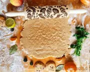 Spring Field Flowers Rolling Pin Embossed, Cookies, Cookie, Roller, Laser