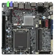Intel 14th Gen DP HDMI M.2 NVMe 2.5G H610E PCIe LGA1700 12V Mini ITX Motherboard