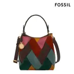 FOSSIL JESSIE 真皮水桶包-彩色拼接 ZB11061186