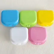 72Pcs Dental Retainer Denture Storage Case Box Mouthguard Container Assorted