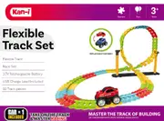 Kan-I Flexible Track 100Pcs W/B/O Car 1Pcs - Li-On Batt
