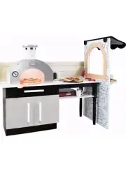 Little Tikes Real Pizza Diner Wooden Play Kitchen With Interactive Accessories