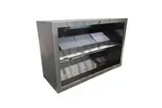 SimcoHood Asian Type SHA Series Exhaust Canopy 3900 x 1150 mm SHA3900 - SHA3900-SM