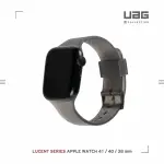 【UAG】[U] APPLE WATCH 38/40/41MM 時尚亮透錶帶-透黑(UAG)