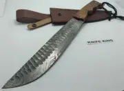 Custom Handmade Knife King's Damascus Steel Filipino Machete hand forge