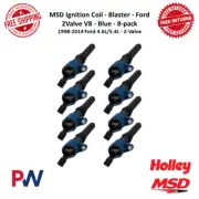 MSD Ignition Coil Blaster Blue 8 Pack 2-Valve For 1998-14 Ford, Mercury, Lincoln (for: Ford)