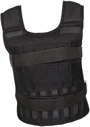 Qianly Weighted Vest Weighted Jacket Breathable Adjustable Empty Workout Weight Vest for Running Strength Training Exercise Gym
