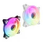 Desktop Host Computer Chassises Fan 12cm PWM ARGB Mute Cooling Radiators