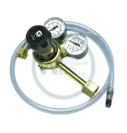Co2 Single stage 2 Gauge Mig Welder Regulator c/w adaptor hose for pub cylinder