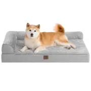 Memory Foam Dog Bed Large Sized Dogs, Pet Bed for Large Dog for Crate with Wa...