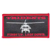 HSC-9 TRIDENTS FIRST UP. LAST DOWN. SHOULDER PATCH
