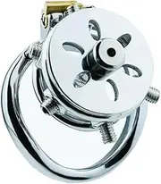 Steel Stainless Flat Chastity Cage Inverted Chastity Cage SM Sex Toys Male Cage Chastity Device Chastity Lock Beginner Cage Metal Beginner Device Penis Ring to Prevent Erection Bondage for Men