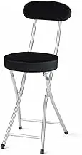 J-Kitchens (Quantity of 4) Chair, P-Fall Ding Chair, Black Chair