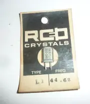 Vtg NOS RCD Radio Crystal Ham and CB Radio Freq. 44.62 Type L1 S-52