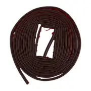 6M Black Adhesive D Shape Draught Excluder Door Seal Strip Energy Saving
