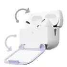 For AirPods 4th 3rd Pro 2nd/1st Gen Lock Case Cover Dust-Proof & Mirror Stand
