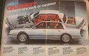 Chevrolet Celebrity Print Ad 1982 8x11 Great To Frame