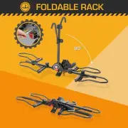 2 EBike Foldable Rack Carrier Hitch Rear Platform Max 70kg FOR Fat Tire