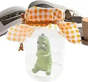 Cucumber Pickle Sculpture - Cucumber Figurine Desk Funny Pickles - Vivid Expressions Tabletop Pickle Ornament Emotional Support for Dashboard, Dining Table
