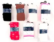 Faded Glory Girls Fashion Tights Baby Toddler Sizes Various Styles