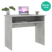 Computer Workstation Writing Desk With Shelf Home Office PC Laptop Study Table