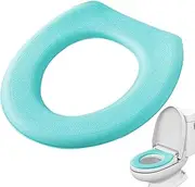 Bathroom Seat Cover - Easily Clean Toilet Seat Cover, Thickened Toilet Cover for Warmth | Washable Toilet Lid Cover Cushion with Hook and Loop, Comfortable Bathroom Accessories for Home Hotel Hostel