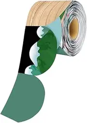Angoily Colorful Arch Bridge Bulletin Board Borders Minimalist Mountain Design for Classroom Office and School Decor Eye Catching Bulletin Board Trim for Creative Decoration
