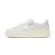 【PUMA】Suede Platform Cutout Wns 女鞋 白色 麂皮 微厚底 休閒鞋 39723303