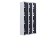 12-Door Locker for Office Gym Shed School Home Storage - 3-Digit Combination Lock
