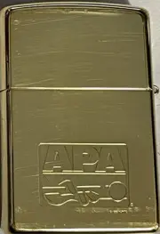 ZIPPO 1996 CAMEL APA PLAYING POOL GOLD PLATED LIGHTER UNFIRED IN BOX X446