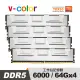 v-color 全何 DDR5 OC R-DIMM 6000 256GB (64GBx4) AMD TRX50專用 工作站記憶體