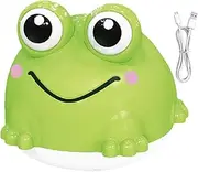 Electric Bath Toy, Rechargeable Sprinkler Toy, 4.41x3.94x3.74 Inches Waterproof Bath Doll, Automatic Sensor Water Fountain Sprayer, Ideal for Children Plaything