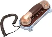 Vintage Wall Phone Retro Design Corded Home Phone for Home Factory Hotel, Plastic Material with Ergonomics Design (#2)