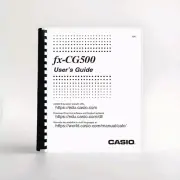 Casio Calculator PRIZM FX-CG500 User's Guide Manual
