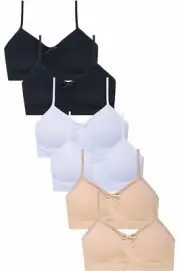 Popular Sofra Girls Adjustable Seamless Cami Bras Removable Padding Value BWB